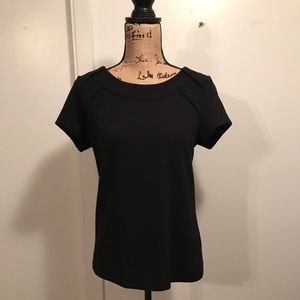 Banana Republic stretch black top/ size M